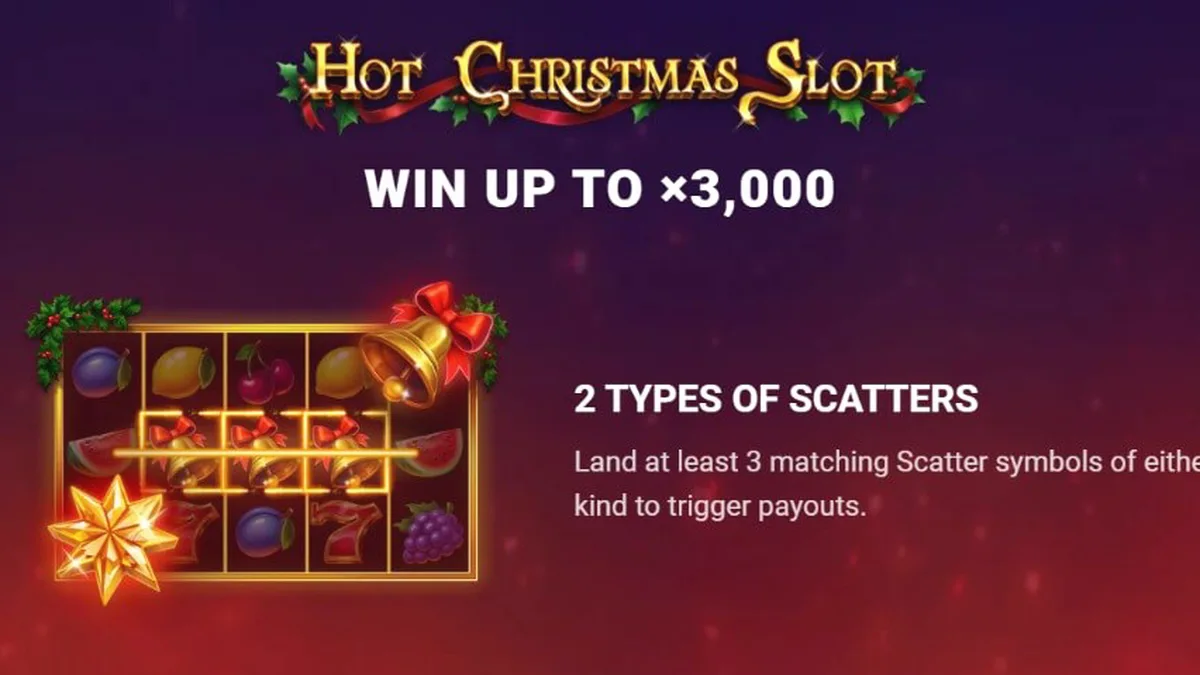 Hot Christmas Slot গেমের ইন্টারফেস এবং উৎসবমুখর ডিজাইন